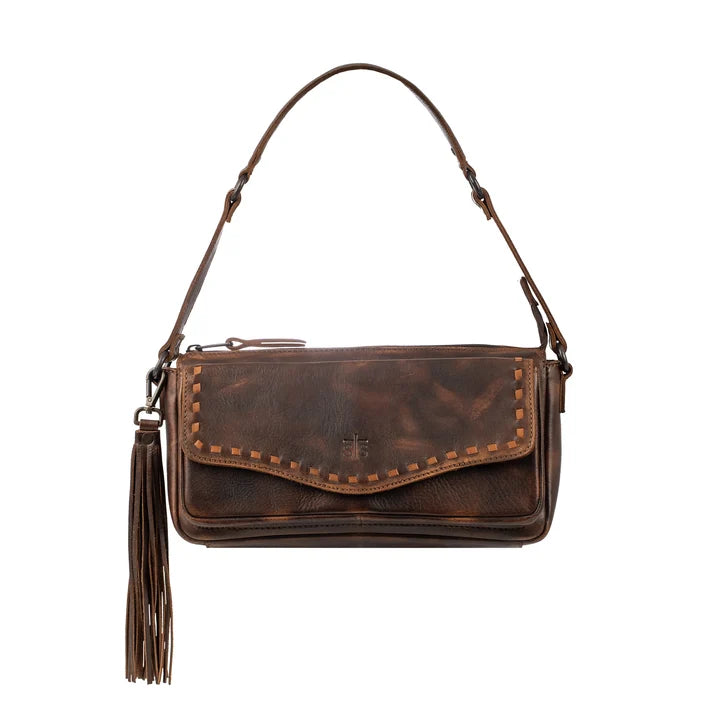 STS Ranchwear Bandera Chocolate Leather Shoulder Bag
