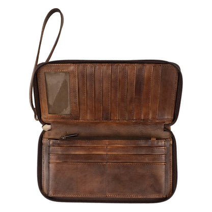 STS Ranchwear Bandera Chocolate Berkley Bifold Wallet