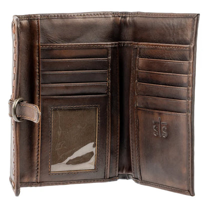 STS Ranchwear Bandera Chocolate Tillie Leather Wallet