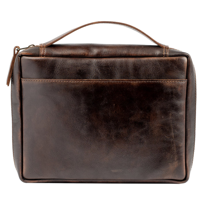 STS Ranchwear Bandera Chocolate Leather Bible Cover