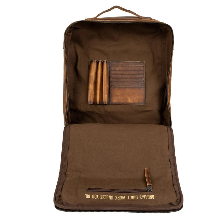 STS Ranchwear Vaquero Cowhide Lennon Western Leather Backpack