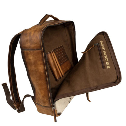 STS Ranchwear Vaquero Cowhide Lennon Western Leather Backpack