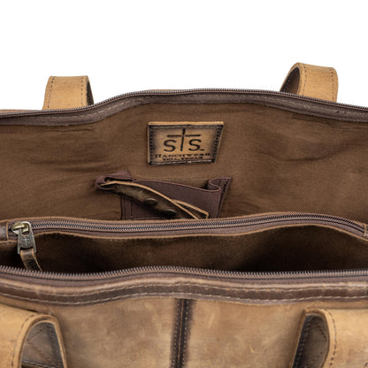 Cowhide Laptop Shopper
