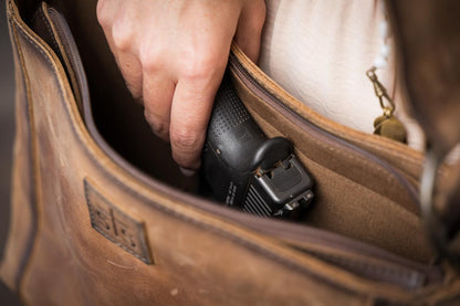 STS Ranchwear Baroness Sterling Leather Shoulder Bag Jennifer Smith STS Ranch bag conceal carry