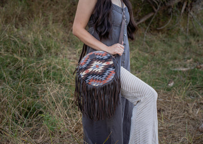 Guadalupe Serape Sage Crossbody