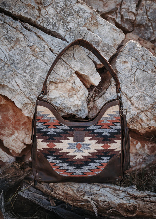 Guadalupe Serape Hobo Bag