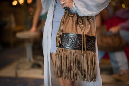 Boho Cowgirl Bucket Bag