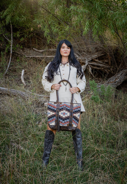 Guadalupe Serape Palomino Tote
