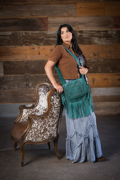 STS Ranchwear Wayfarer Turquoise Selah Saddle Bag