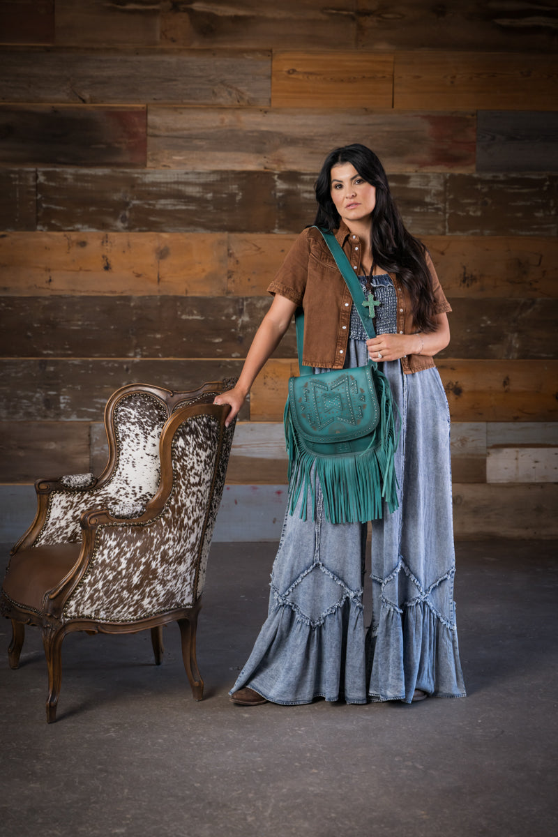 STS Ranchwear Wayfarer Turquoise Selah Saddle Bag