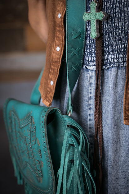 STS Ranchwear Wayfarer Turquoise Selah Saddle Bag
