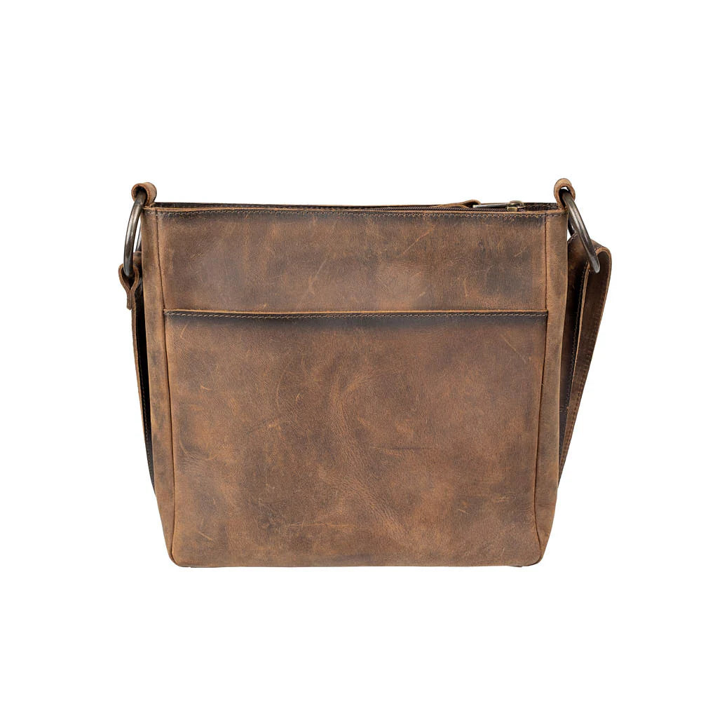 STS Ranchwear Baroness Olivia distressed leather crossbody bag
western leather crossbody purse by STS Ranchwear brown distressed leather western handbag Jennifer Smith STS Ranch back