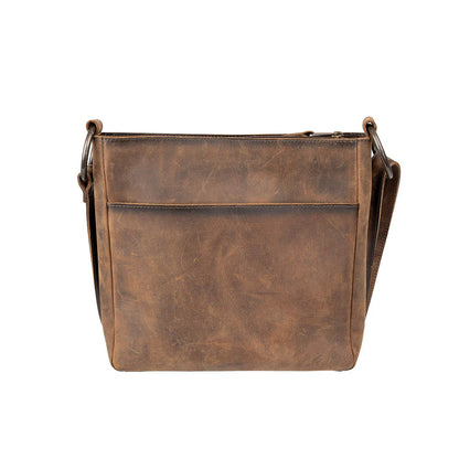 STS Ranchwear Baroness Olivia distressed leather crossbody bag
western leather crossbody purse by STS Ranchwear brown distressed leather western handbag Jennifer Smith STS Ranch back