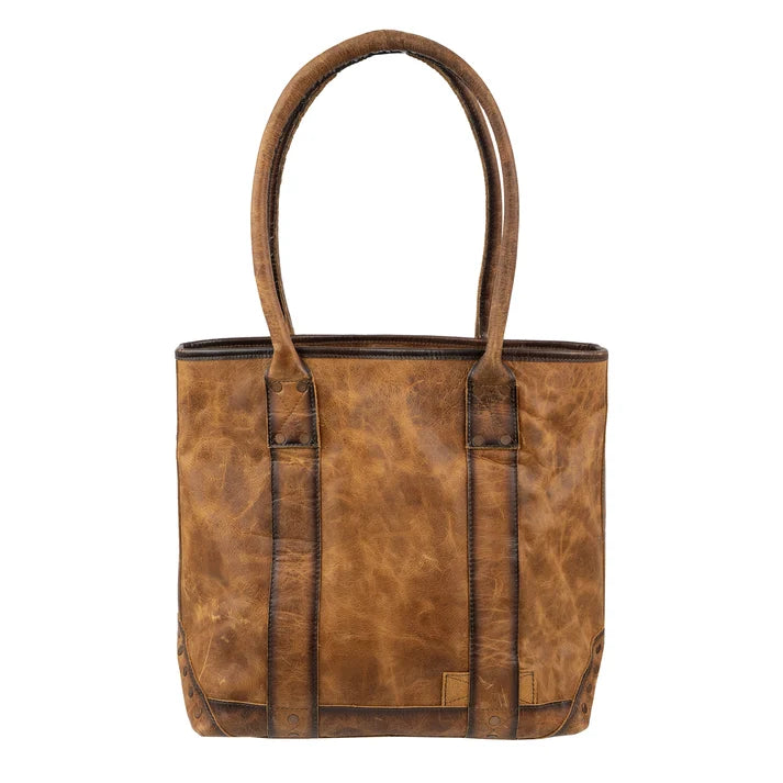 STS Ranchwear Guadalupe Cowhide Palomino Tote Bag