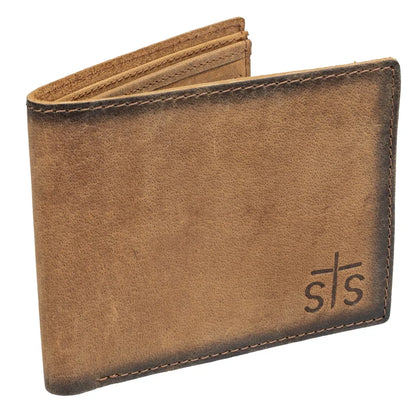 STS Ranchwear Foreman Bifold Men's Full-Grain Leather Wallet