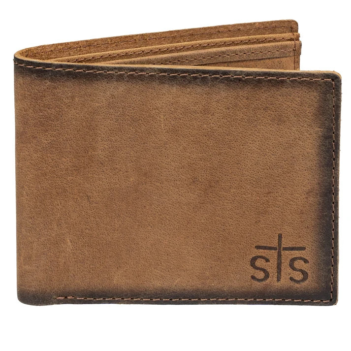 STS Ranchwear Foreman Bifold Men's Full-Grain Leather Wallet
