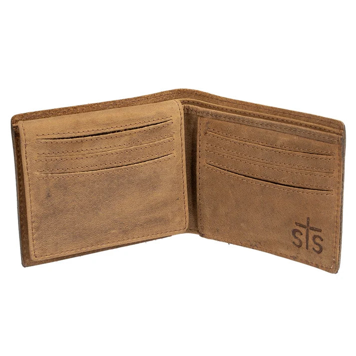 STS Ranchwear Foreman Bifold Men's Full-Grain Leather Wallet