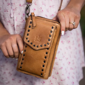 STS Ranchwear Bandera Tan Quickdraw Crossbody Wallet