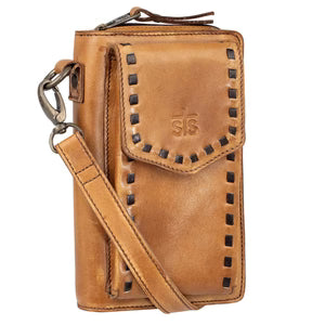 STS Ranchwear Bandera Tan Quickdraw Crossbody Wallet