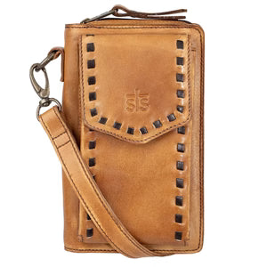 STS Ranchwear Bandera Tan Quickdraw Crossbody Wallet