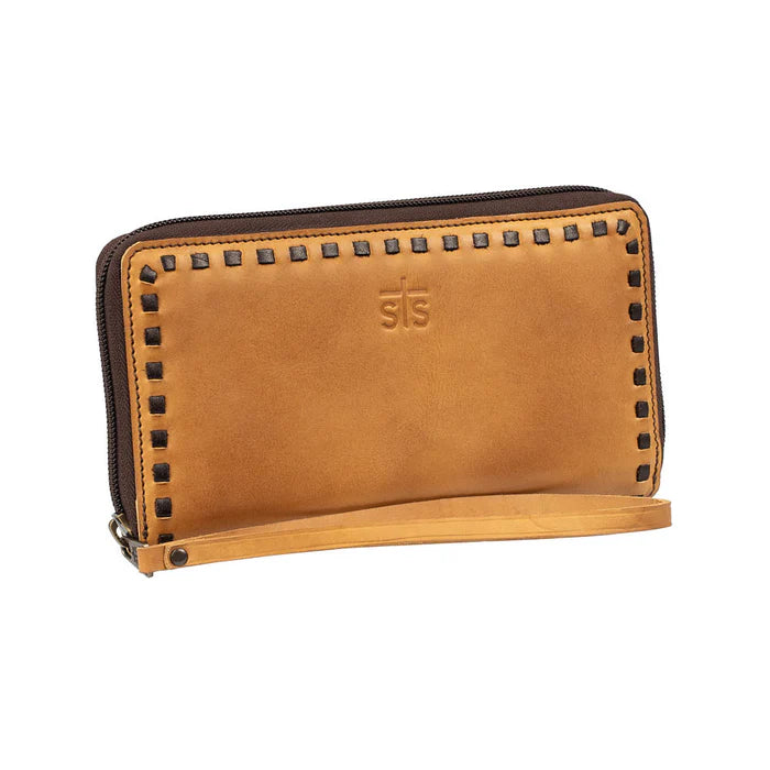 Bandera Tan Berkley Bifold Wristlet