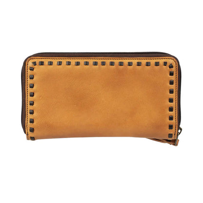 Bandera Tan Berkley Bifold Wristlet