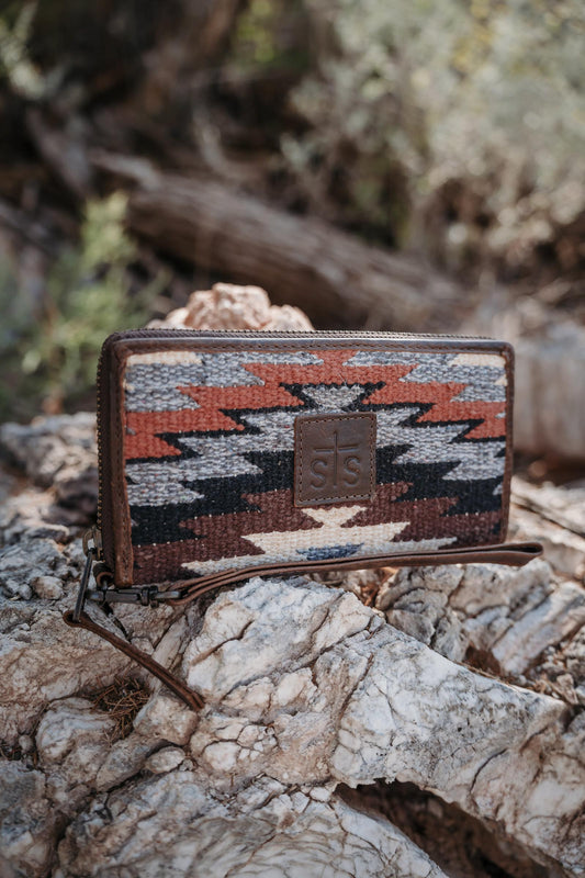 Guadalupe Bifold W/ Wristlet- Serape