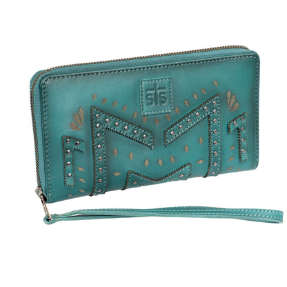 STS Ranchwear Wayfarer Turquoise Juniper Bifold Wallet