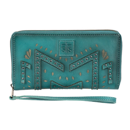 STS Ranchwear Wayfarer Turquoise Juniper Bifold Wallet