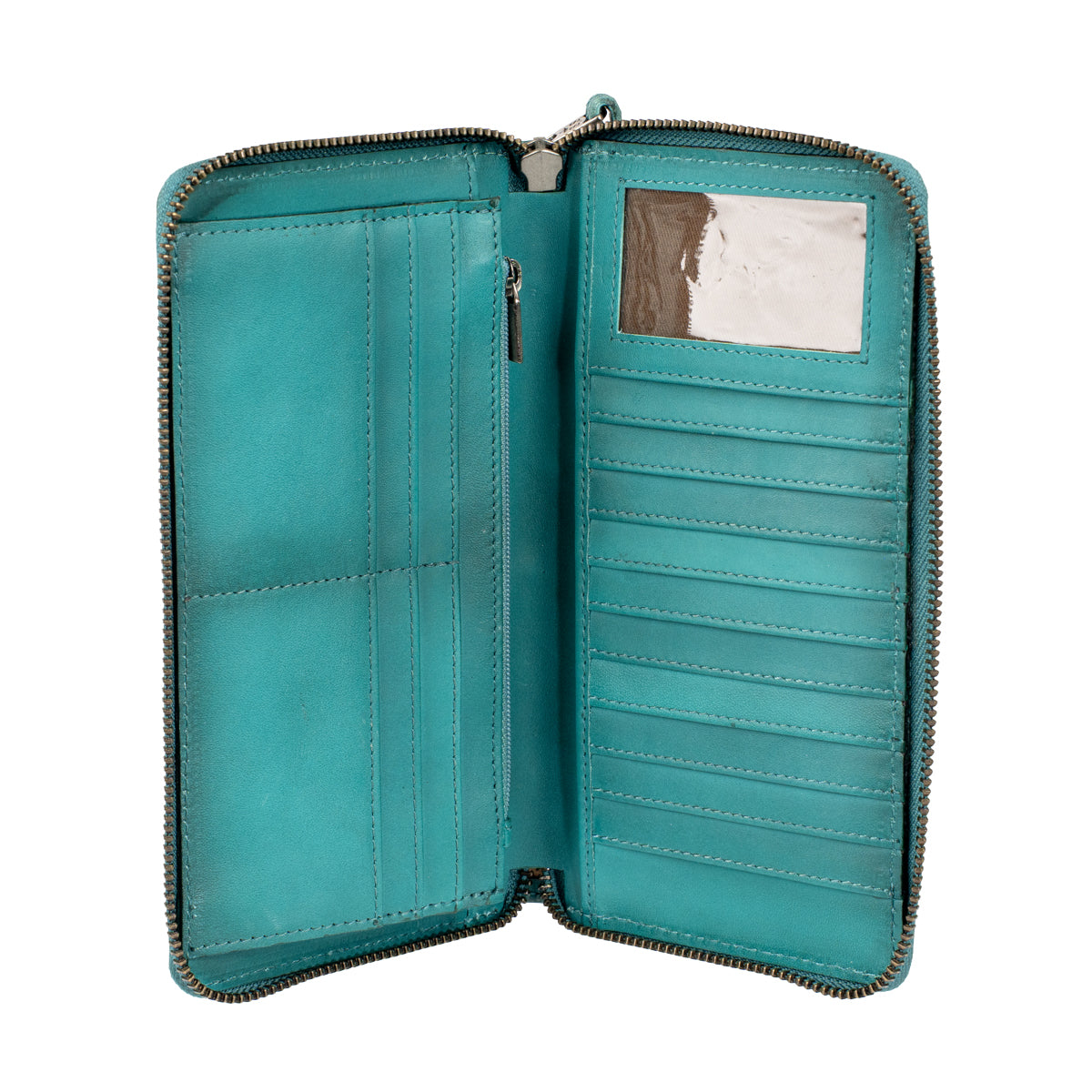 STS Ranchwear Wayfarer Turquoise Juniper Bifold Wallet