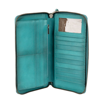 STS Ranchwear Wayfarer Turquoise Juniper Bifold Wallet