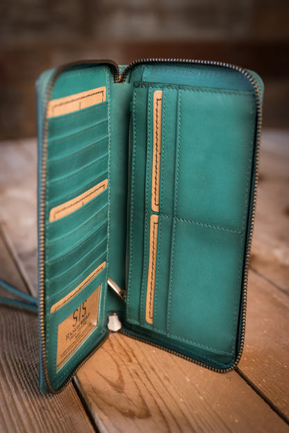 STS Ranchwear Wayfarer Turquoise Juniper Bifold Wallet