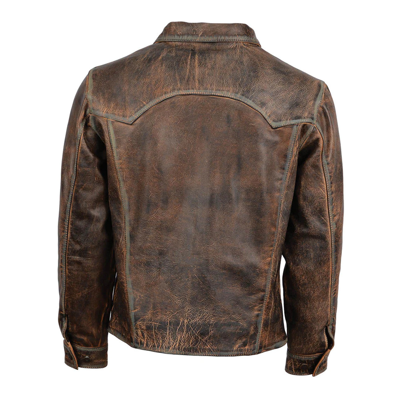 MENS JESSE JAMES JACKET - TOFFEE
