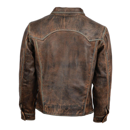 MENS JESSE JAMES JACKET - TOFFEE