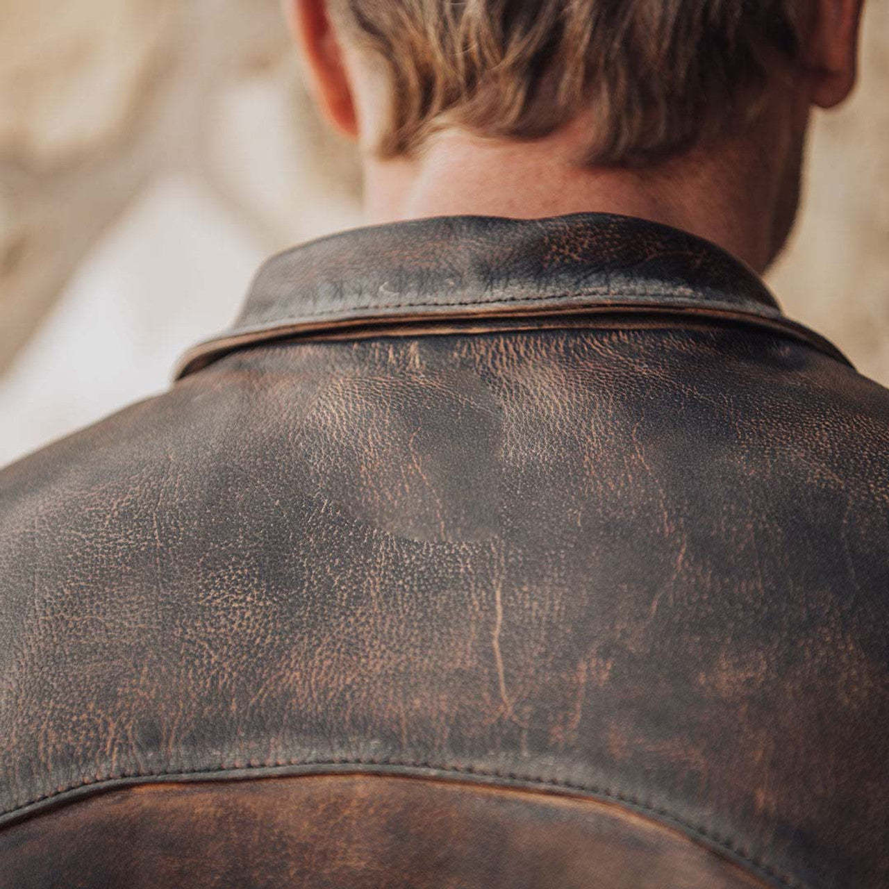 MENS JESSE JAMES JACKET - TOFFEE