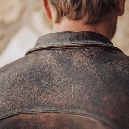 MENS JESSE JAMES JACKET - TOFFEE