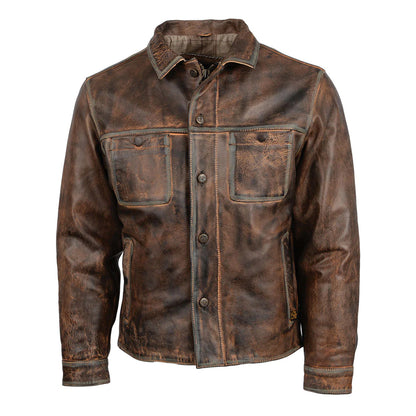 MENS JESSE JAMES JACKET - TOFFEE