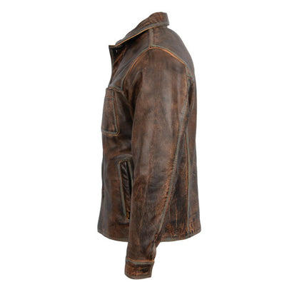 MENS JESSE JAMES JACKET - TOFFEE
