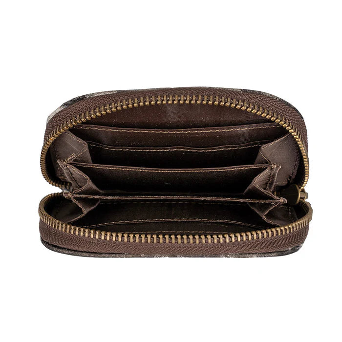 STS Ranchwear Cowhide Adlee Keychain Wallet designed by Jennifer Smith STS Ranch open