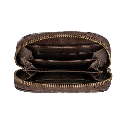 STS Ranchwear Cowhide Adlee Keychain Wallet designed by Jennifer Smith STS Ranch open