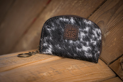 STS Ranchwear Cowhide Adlee Keychain Wallet designed by Jennifer Smith STS Ranch alternate front view