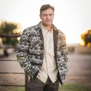 EVERETTE REVERSIBLE JACKET OLIVE/ KHAKI