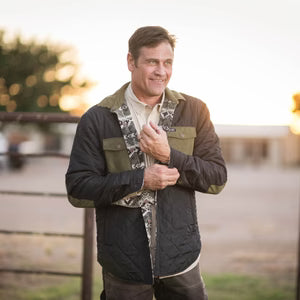 EVERETTE REVERSIBLE JACKET OLIVE/ KHAKI