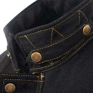 MENS GRANDALE WOOL BARN JACKET - BLACK