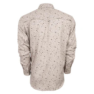 Mens Fischer Shirt Khaki Willy Print