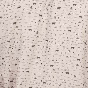 Mens Fischer Shirt Khaki Willy Print