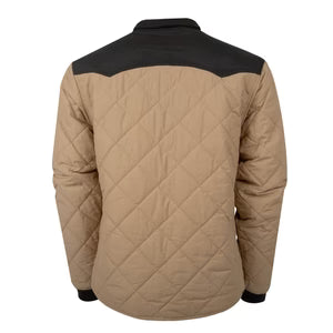 MENS PAGOSA JACKET KHAKI QUILTED JACKET