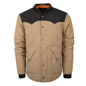 MENS PAGOSA JACKET KHAKI QUILTED JACKET