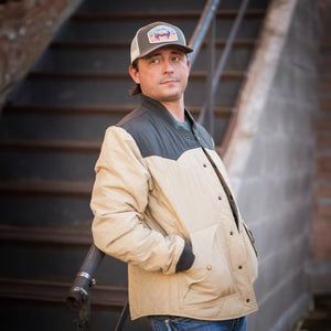 MENS PAGOSA JACKET KHAKI QUILTED JACKET