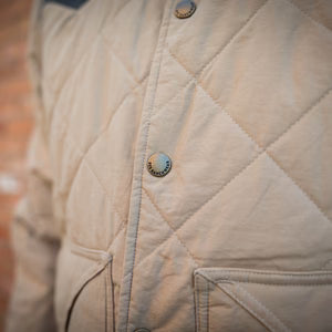 MENS PAGOSA JACKET KHAKI QUILTED JACKET